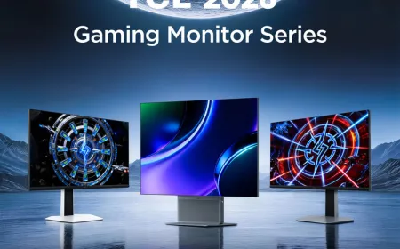TCL monitors and OLED+ display designed for gaming and productivity.