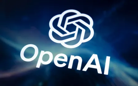 The graphic illustrates an OpenAI report on a coordinated Chinese AI influence campaign targeting American data center pol...