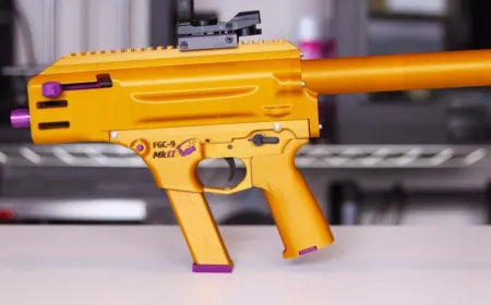 A 3D printer manufacturing components for an unregistered firearm