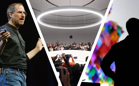 Apple's developer conference evolved over two decades, as shown by shifts in presentation styles and ecosystem priorities.