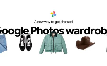 Google Photos interface displaying the new AI wardrobe feature for eligible premium subscribers