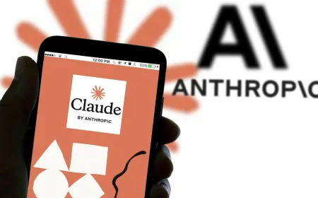 A presentation slide displays Anthropic recommendations for AI safety and temporary development pauses.