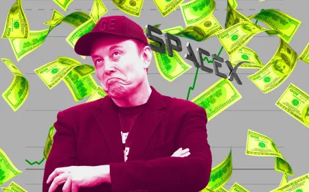 SpaceX shares begin trading on the Nasdaq under ticker SPCX amid a historic 75 billion dollar capital raise.