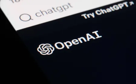 OpenAI logo displayed alongside financial documents related to its initial public offering filing.