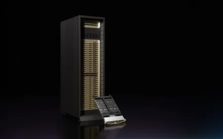 NVIDIA Vera CPU chip displayed against a dark background