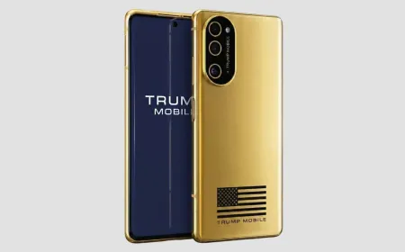Internal hardware layout of the T1 by Trump Mobile showing its HTC U24 Pro origins during a component teardown.