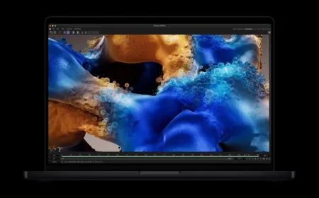 Conceptual rendering of a touchscreen MacBook with next-generation silicon architecture.