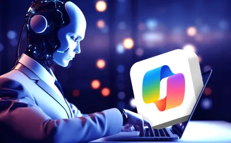 Microsoft unified AI platform concept integrating productivity, communication, and search tools.