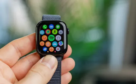 Apple Watch Series 10 cellular model with a sport loop band