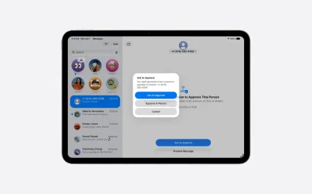 The screen displays the iPadOS 27 interface with the updated Liquid Glass design and system controls.