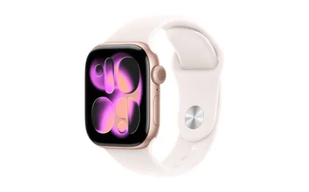The Apple Watch Series 11 is displayed with its current pricing details.