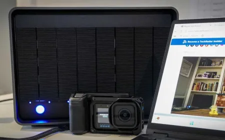 The LaCie 8big Pro5 portable storage unit features Thunderbolt 5 connectivity and hot-swappable drive bays.
