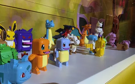 The Lego Smart Play Pokemon sets combine traditional building blocks with interactive electronic Smart Bricks.