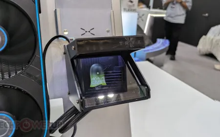 The TRYX HOLO and Panoramic V2 AIO coolers feature holographic pump heads and panoramic displays at Computex 2026.
