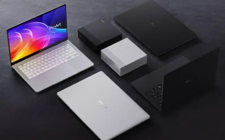 Asus ProArt P16 and P14 laptops feature slim designs and OLED displays for portable AI workstations.
