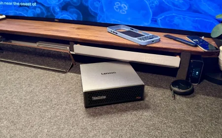 The Lenovo ThinkStation PGX workstation chassis is built for dedicated local artificial intelligence processing.
