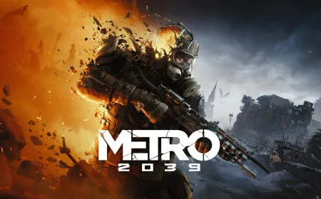 First Metro 2039 gameplay footage showcases the new antagonist Hunter in a dark environment.