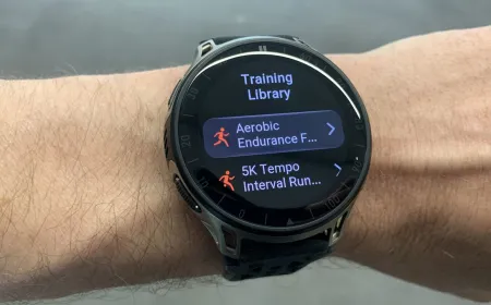 The Amazfit Cheetah 2 Pro smartwatch displays its titanium case and digital interface.