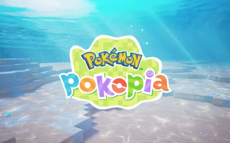 The artwork depicts the submerged Bubbly Basin town and new creatures from the Pokemon Pokopia Expansion Pass.