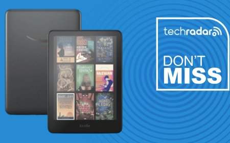 The Kindle Colorsoft e-reader features a color electronic ink display.