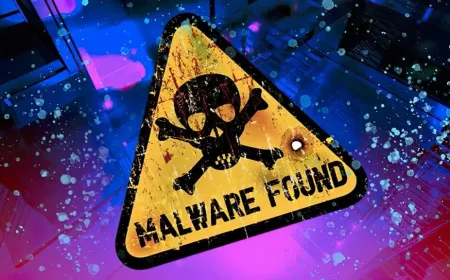 An illustration depicts trusted artificial intelligence sharing links being redirected to malicious websites.