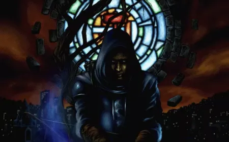 Thief: The Dark Project Remastered logo and gameplay screenshot demonstrating the updated graphics.