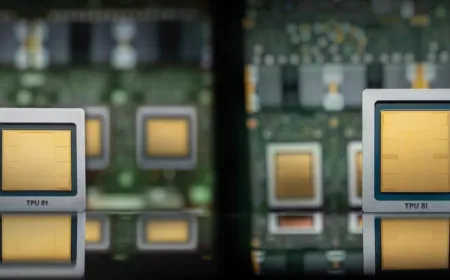 This diagram illustrates Google and Intel TPU packaging collaboration and semiconductor interconnect technology.