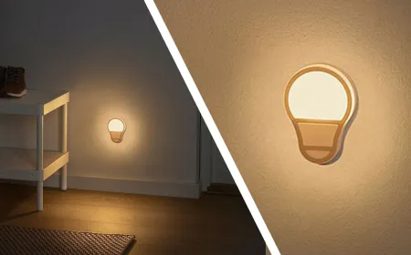 This battery-operated LED motion sensor light features automatic activation and a simple installation design.