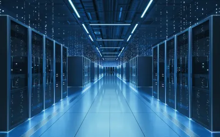 A large data center facility under construction in New York State
