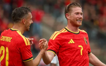 This graphic displays regional broadcast rights and streaming access for the Belgium versus Egypt World Cup 2026 match.