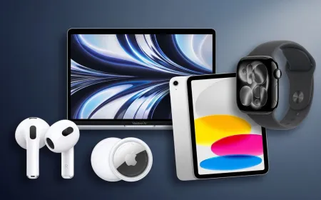 Best Buy promotional display featuring discounted Apple electronics and pricing details