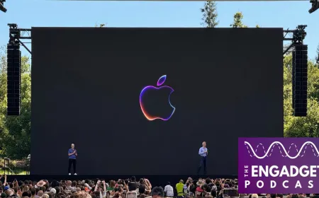 Apple presenting Siri AI architectural updates focusing on on-device processing, privacy, and performance improvements.