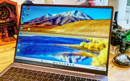 Samsung Galaxy Book6 Enterprise Edition laptop with a silver chassis and black keyboard