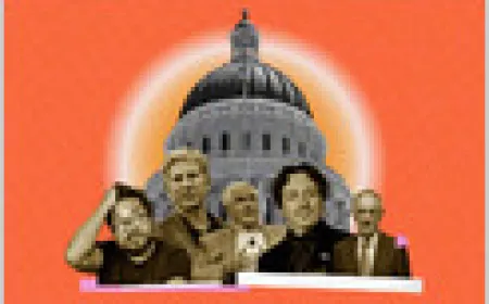 A screenshot shows a Signal group chat where tech leaders discuss opposing a California wealth tax.