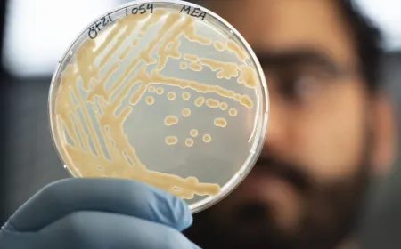 Microscopic analysis of living yeast and soil bacteria preserved inside the five-thousand-year-old Otzi mummy.