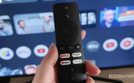 Google TV interface showing settings for performance tweaks, home screen layout, and hardware connectivity.