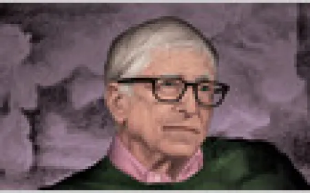 Bill Gates speaking at a public event