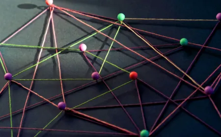 A geometric diagram displays a novel point arrangement used to disprove the Erdos unit distance conjecture.