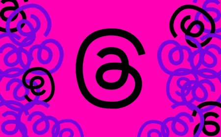 Threads logo with text displaying 500 million monthly active users.