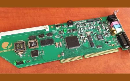 The Orpheus II ISA soundcard integrates Sound Blaster, Gravis UltraSound, OPL3, and MIDI support on one board.
