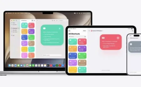 iOS 27 Shortcuts interface demonstrating plain language automation setup