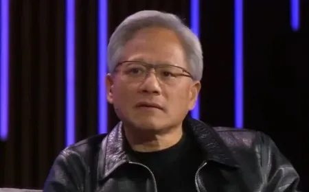 Jensen Huang discusses robotics and AI infrastructure development with South Korean officials.