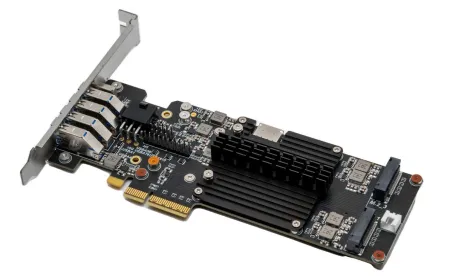 These AMD B650 expansion cards provide additional M.2 drive bays and USB ports for budget platform upgrades.