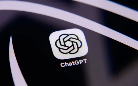 A laptop displaying a chatbot conversation next to legal case files