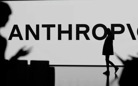 Anthropic logo positioned next to official SEC filing documents