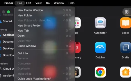 macOS Golden Gate interface displays a restored iconless menu bar to improve readability and reduce clutter.