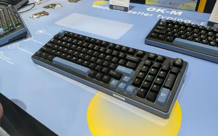 Ducky Cushion 98 prototype keyboard displayed at Computex 2026