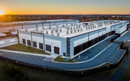 Data center cooling infrastructure stands near drought-stricken regions in the United States.