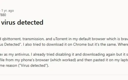 A computer screen displays an antivirus warning for the qBittorrent application.