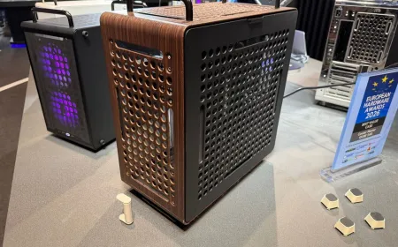 The Cooler Master workstation chassis features optimized airflow ducts and acoustic dampening for quiet operation.